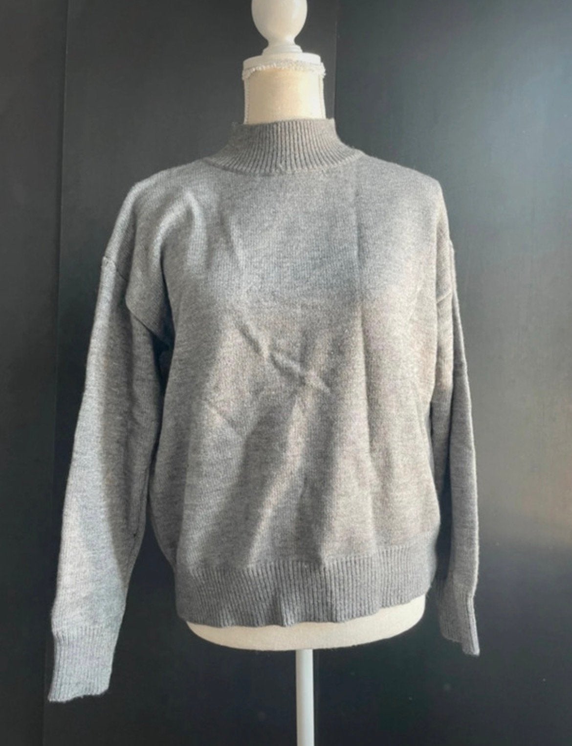 Grijze coltrui, Kleding | Dames, Verzenden, Zo goed als nieuw, Maat 36 (S)