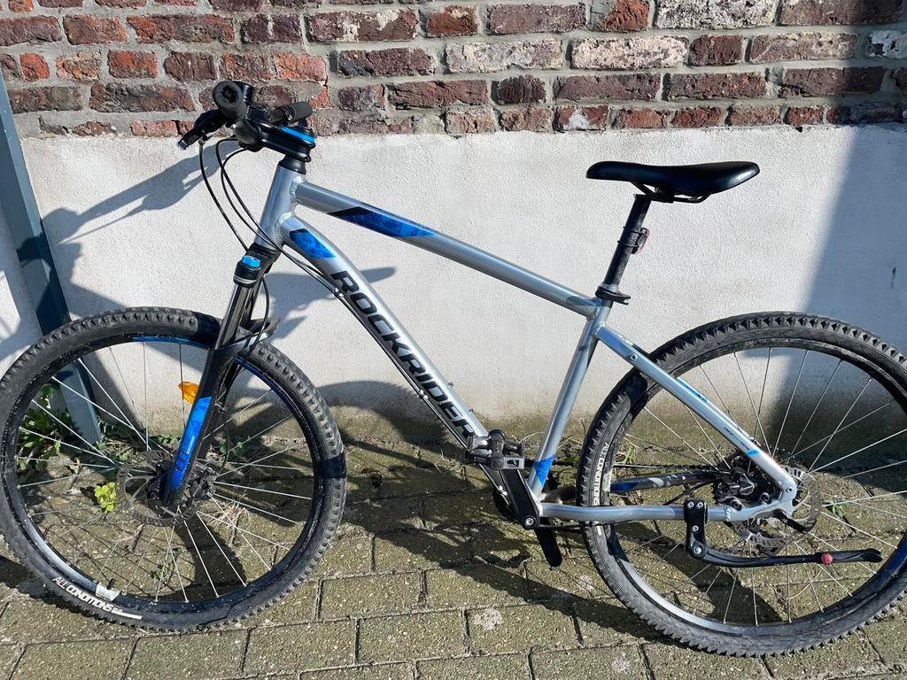 Rockrider st530 zilver, 28 inch, Gebruikt, Vering, Schijfrem