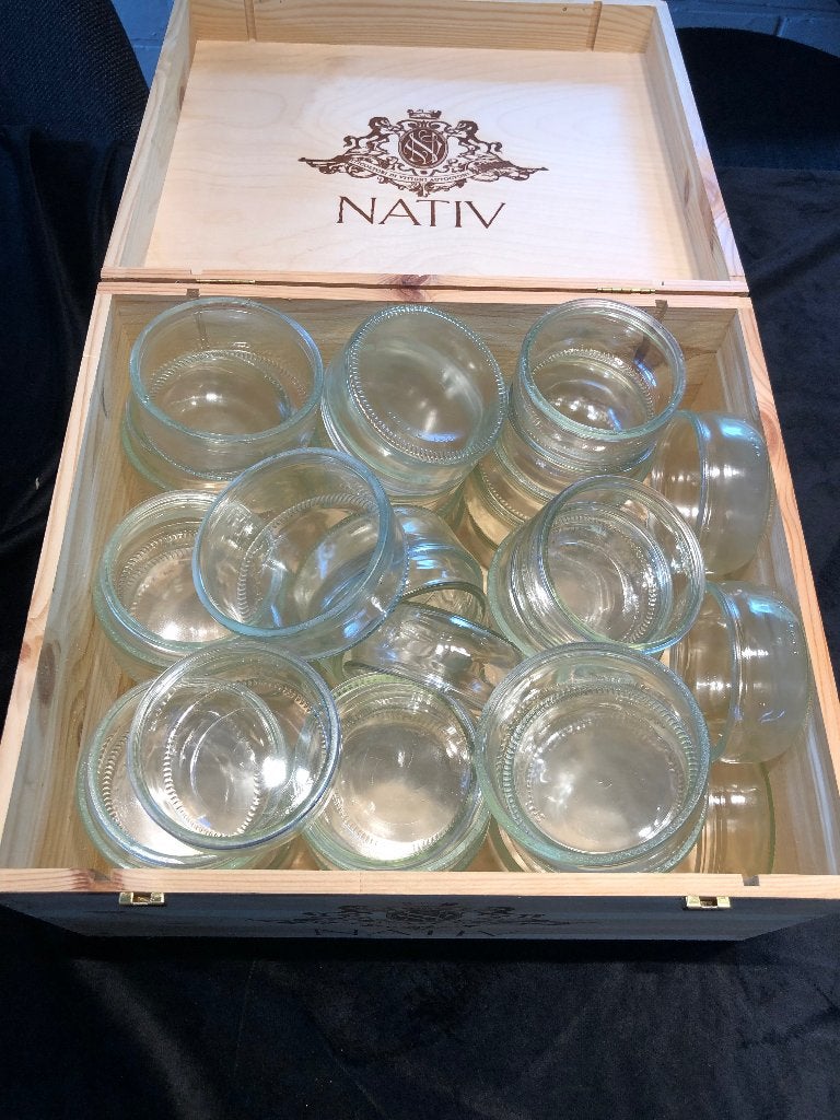Glazenpotjes 30 stuk, Antiquités & Art, Enlèvement ou Envoi