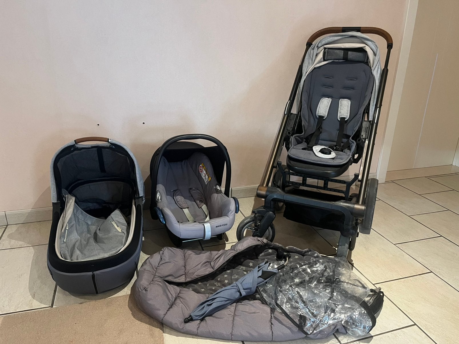 Kinderbuggy, Ophalen, Zo goed als nieuw, Maxi-Cosi