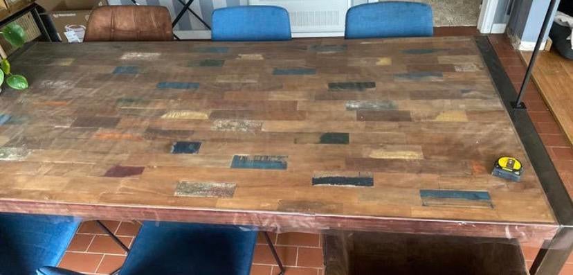 Mooie zeer degelijke eettafel, Ophalen, Zo goed als nieuw