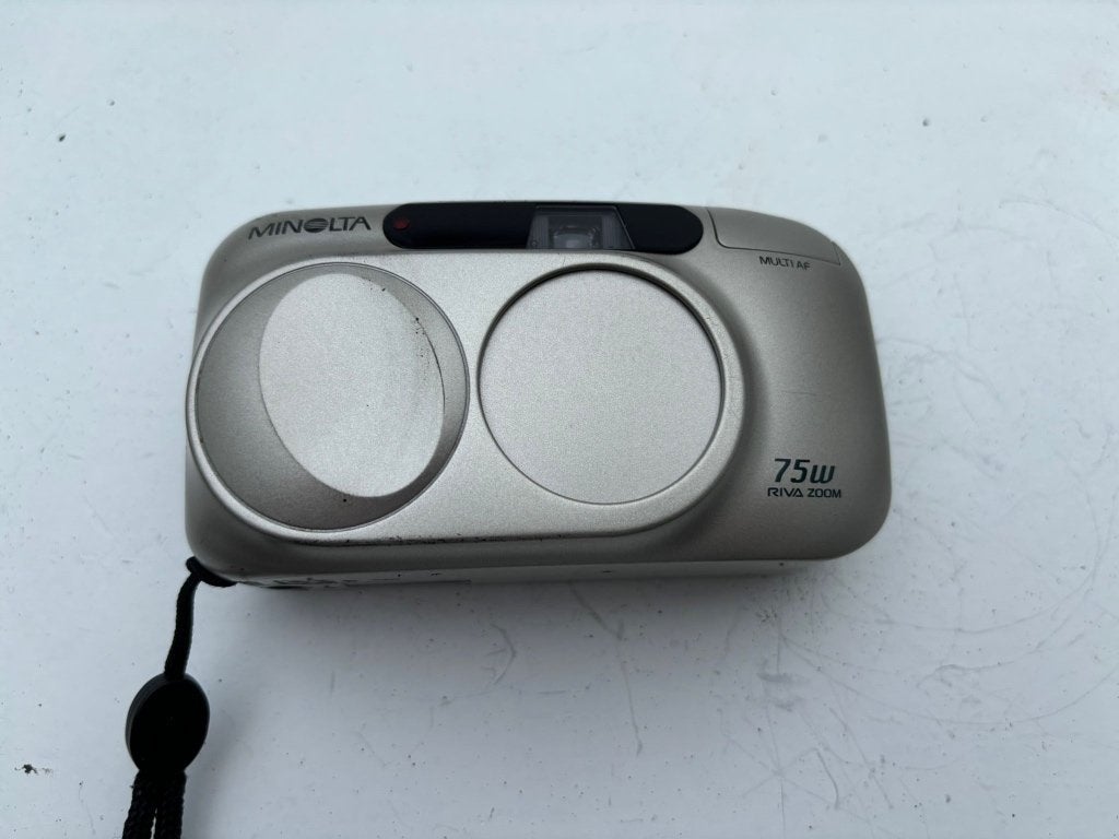 Minolta Riva Zoom 75w, TV, Hi-fi & Vidéo, Enlèvement ou Envoi, Utilisé, Compact, Minolta