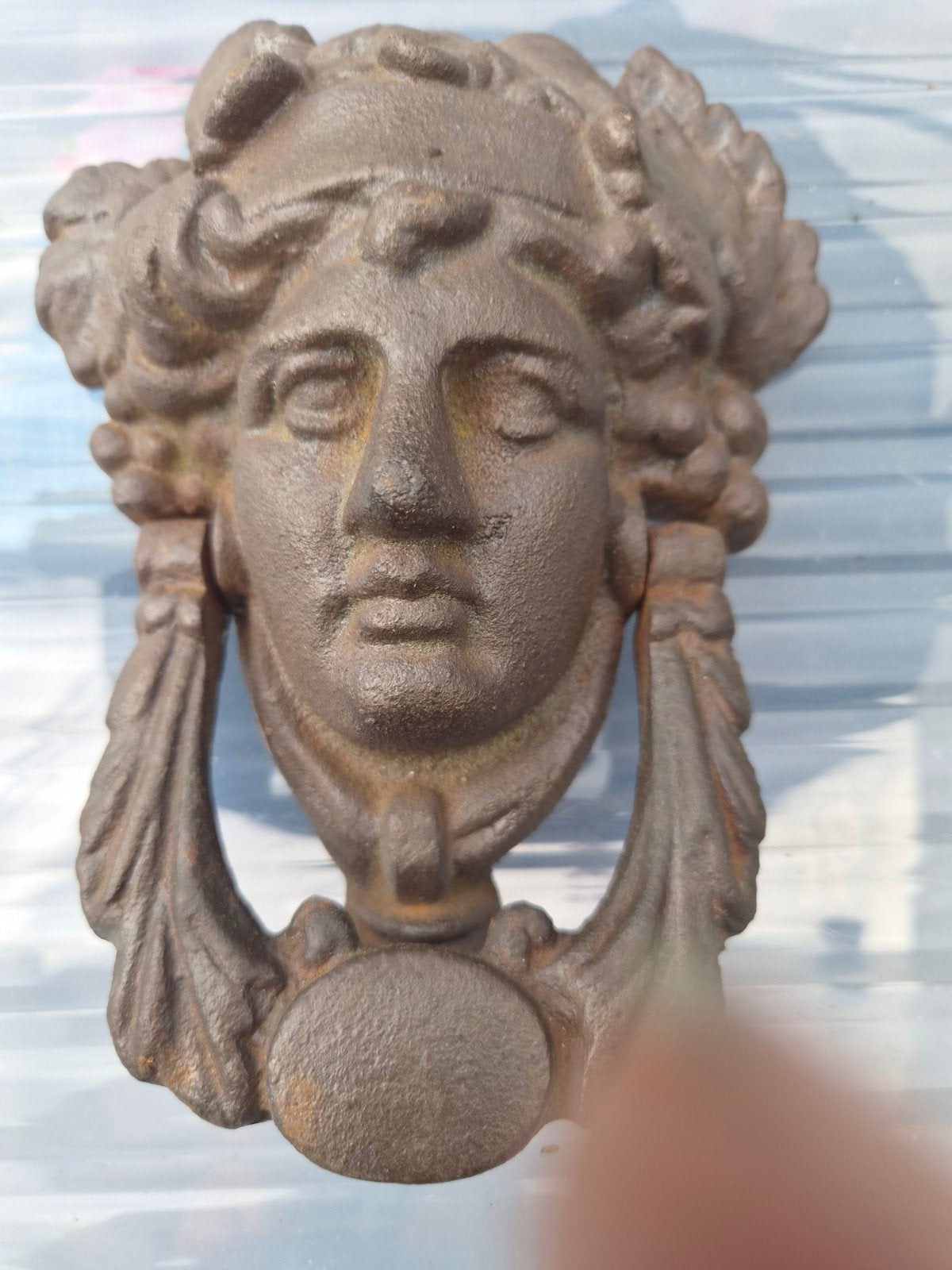 gietijzeren deurklopper, Antiek en Kunst, Ophalen