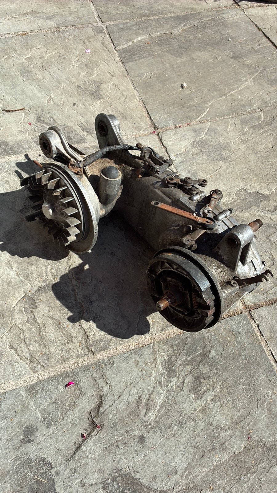 Lambretta Li motorblok, Ophalen, Gebruikt