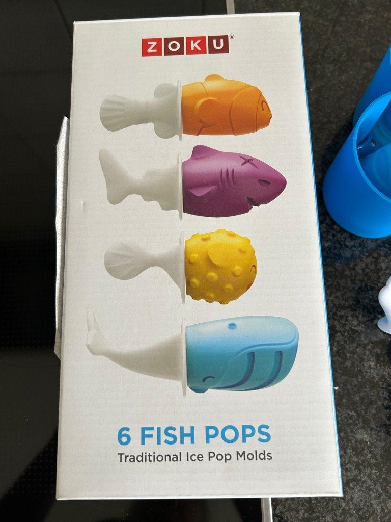 Zoku ijsvormpjes - 6 Fish Pops, Ophalen of Verzenden, Zo goed als nieuw, Overige merken, Overige typen