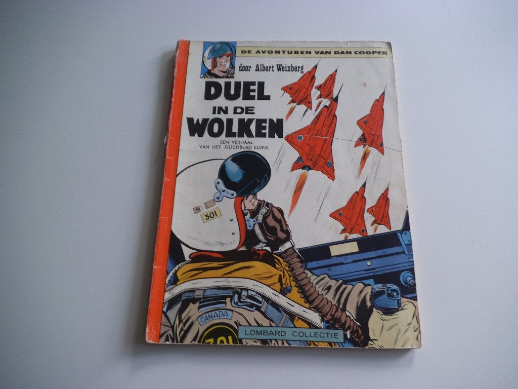 Dan Cooper SC Duel dans les nuages, collection Lombard 1962, Livres, Enlèvement ou Envoi, Une BD, Albert weinberg, Utilisé