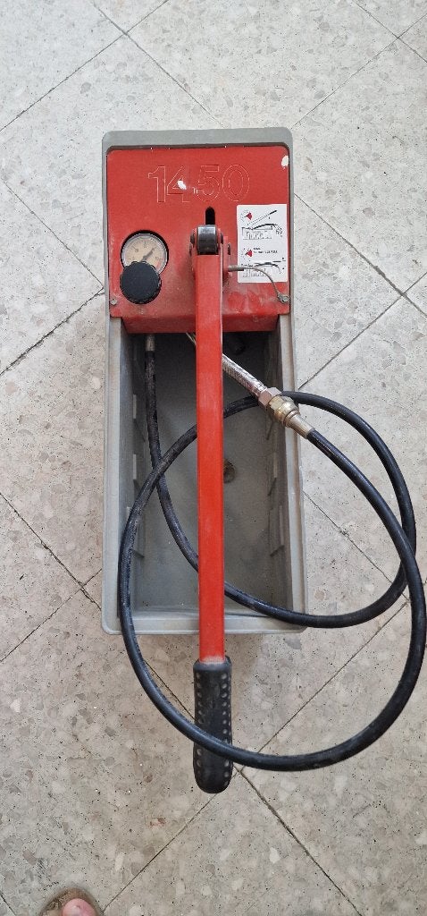 Ridgid druktestpomp M1450, Bricolage & Construction, Outillage | Outillage à main, Enlèvement, Utilisé, Autres types, Ridgid