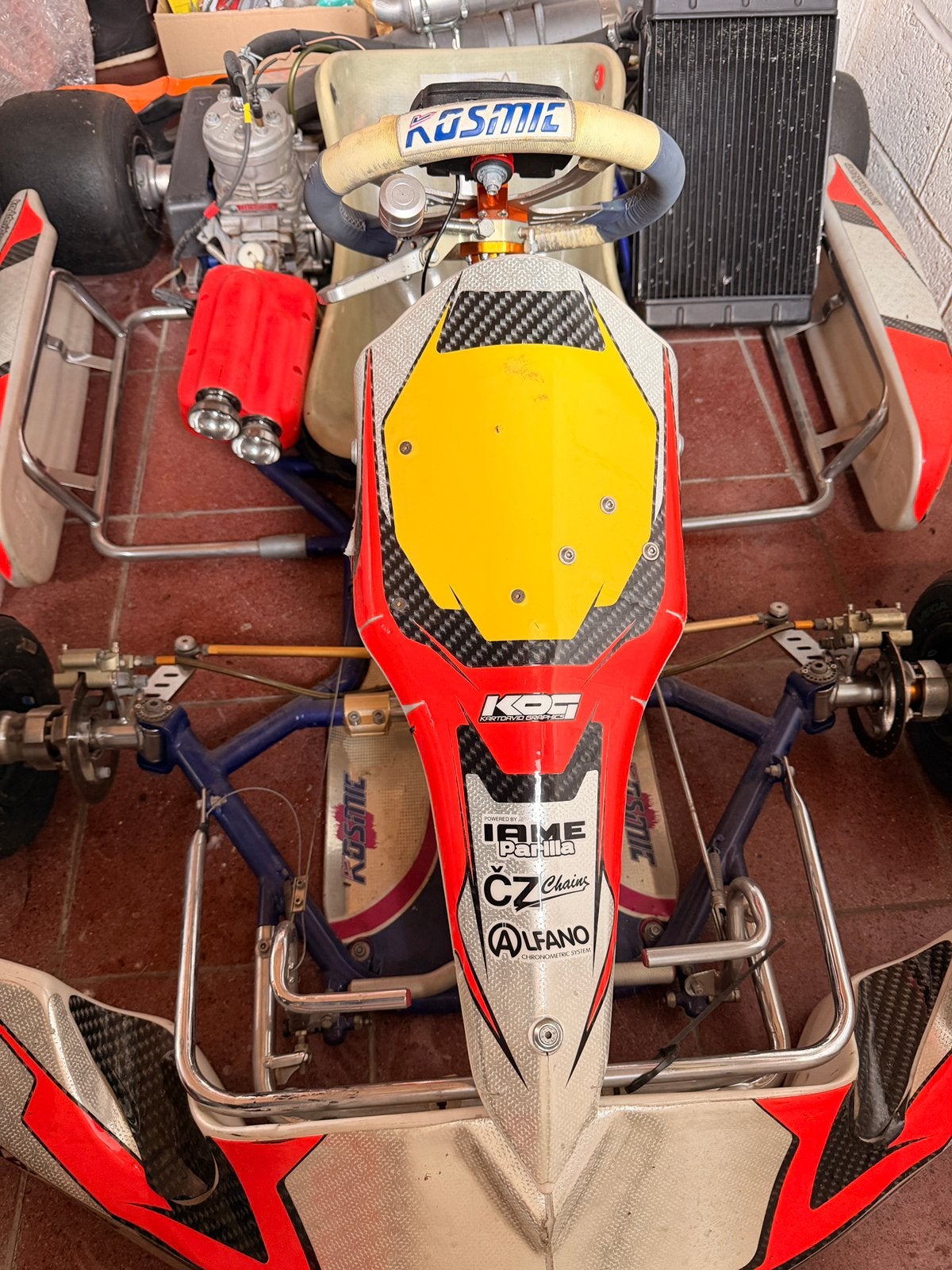 Karting Cosmic, Enlèvement, Utilisé, Kart