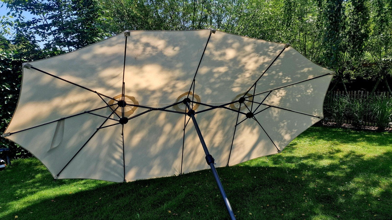 Parasol, Ophalen