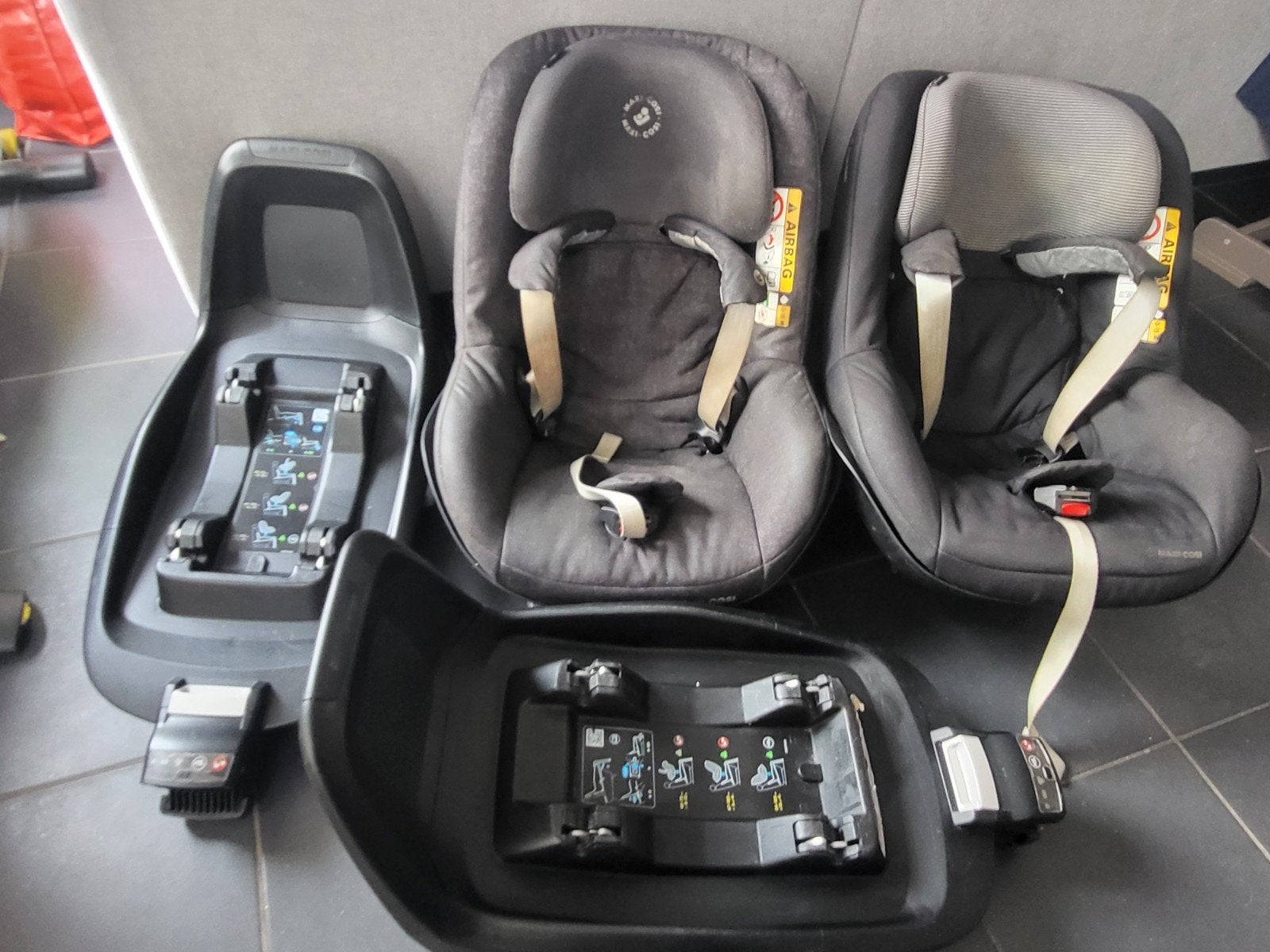 2 Autostoelen met isofix, Kinderen en Baby's, Ophalen, Isofix