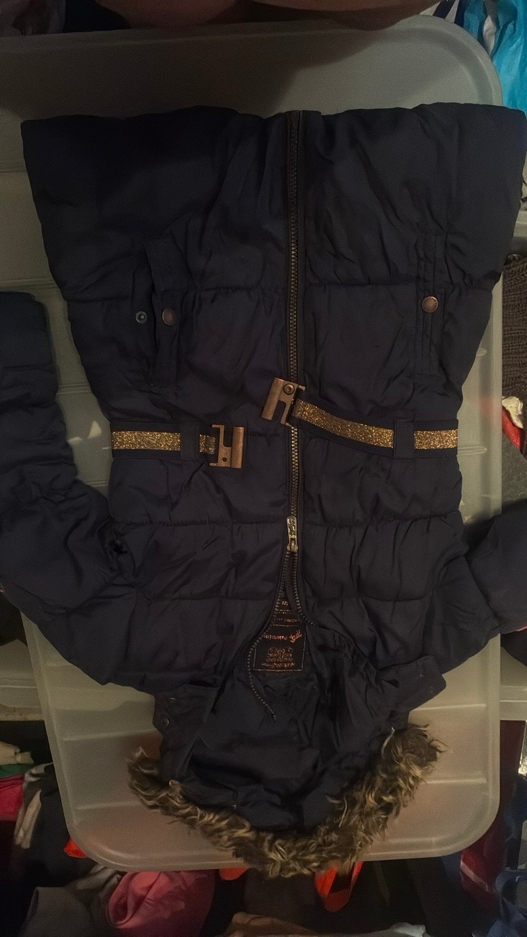 Jas maat 128 meisjes, Kinderen en Baby's, Kinderkleding | Maat 128, Ophalen, Zo goed als nieuw, Jas