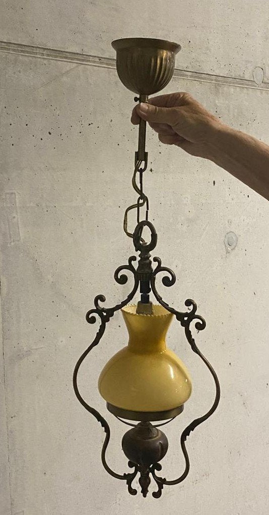 hanglampje, Ophalen
