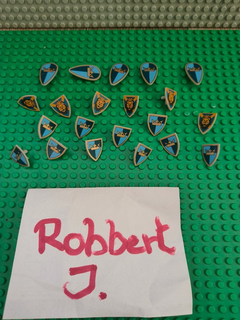 LEGO Castle Kingdom/fantasy era schilden ridders, Kinderen en Baby's, Gebruikt, Lego, Accessoire, Ophalen of Verzenden