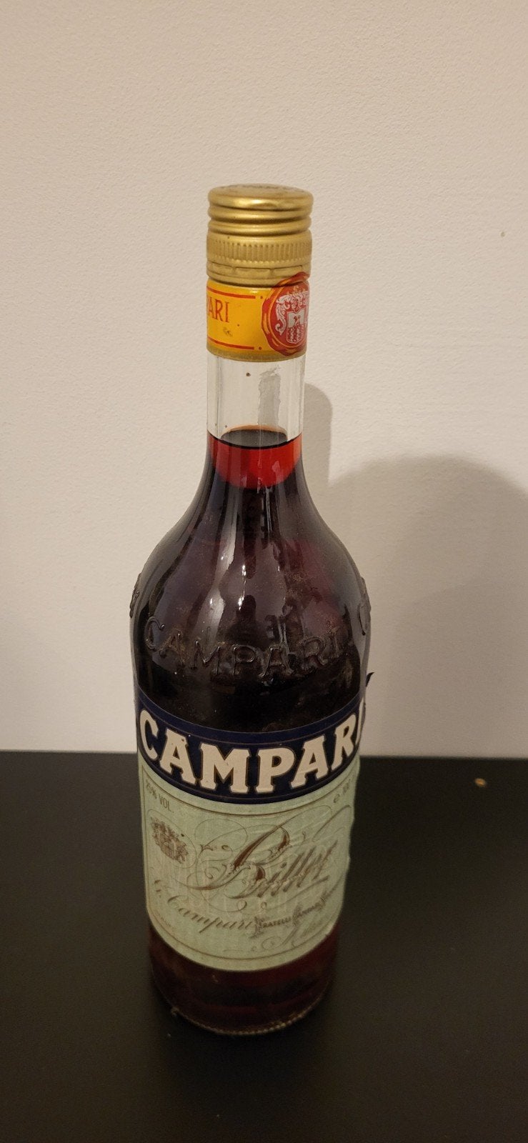Vintage fles Campari Bitter (1 Liter), Ophalen