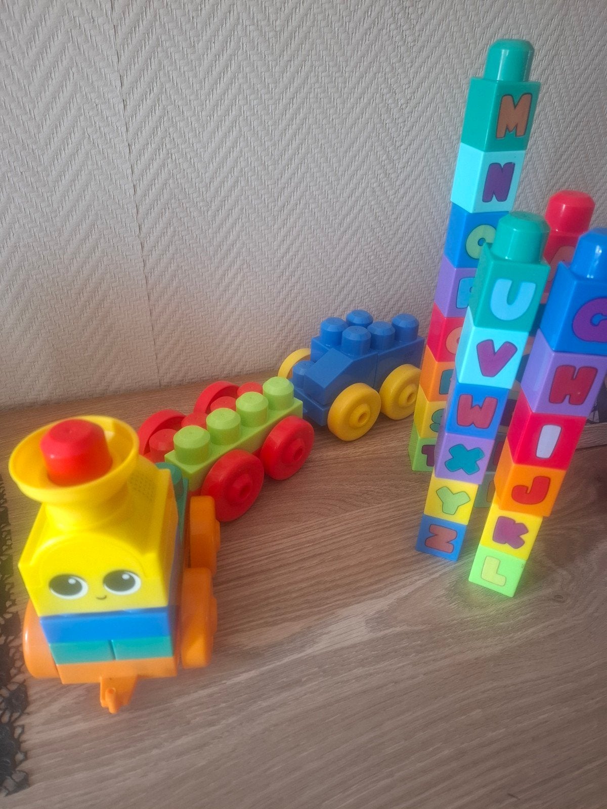 Mega bloks train de l alphabet, Ophalen, Gebruikt