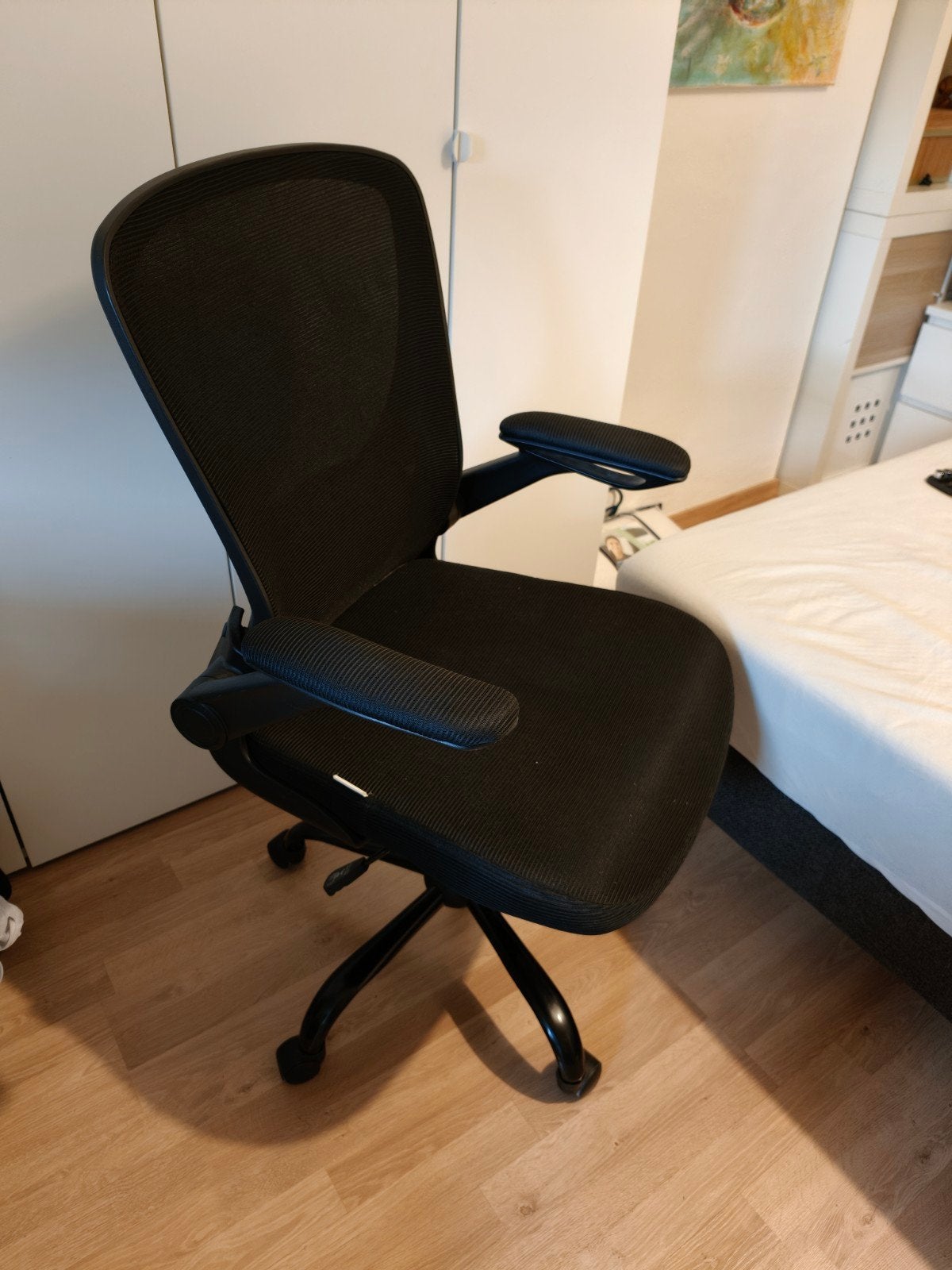 Chaise de bureau à roulettes, Maison & Meubles, Enlèvement, Utilisé, Noir, Chaise de bureau