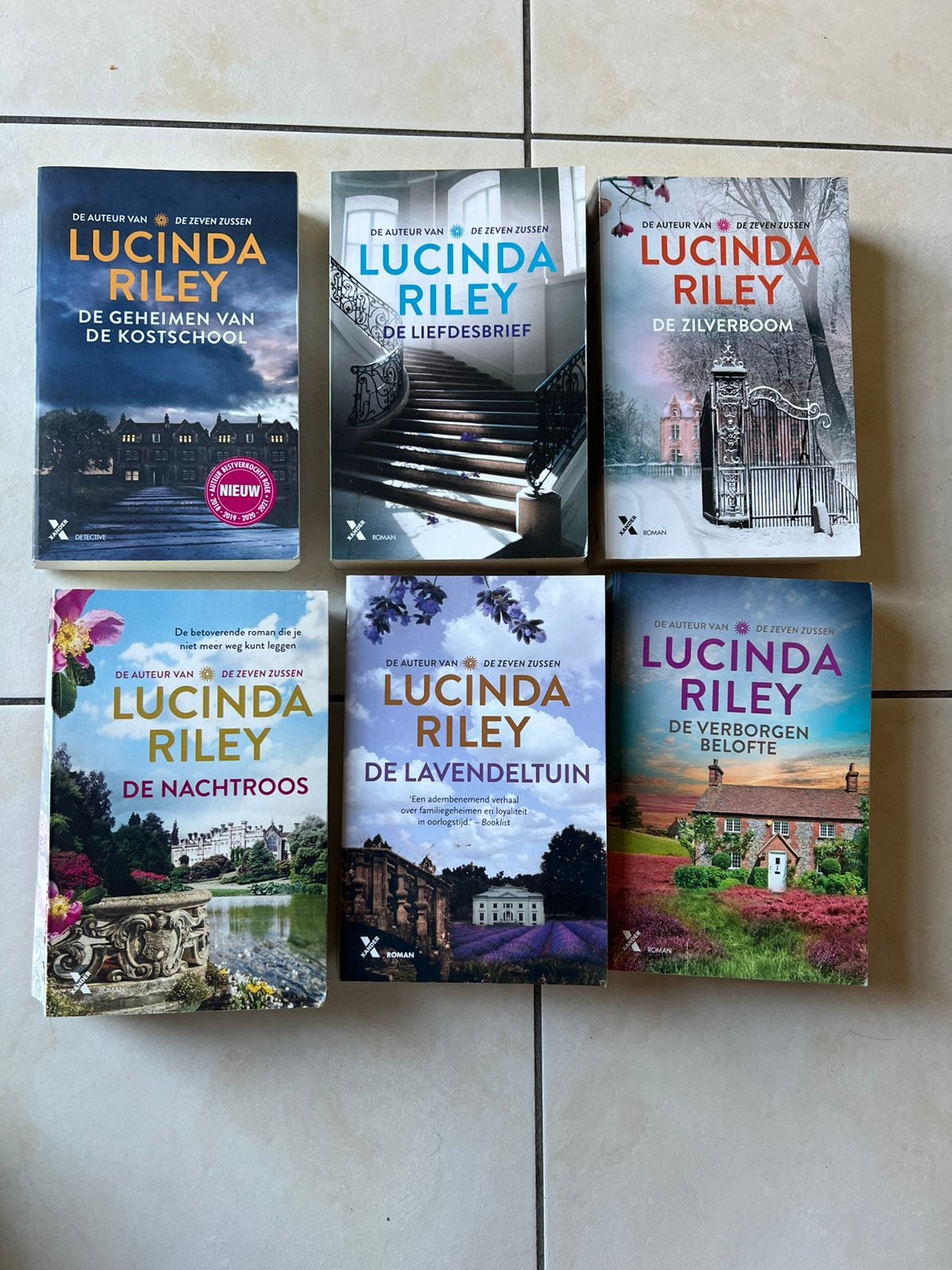 Lot van 6 lucinda riley boeken.  Samen 25€, Ophalen of Verzenden, Zo goed als nieuw
