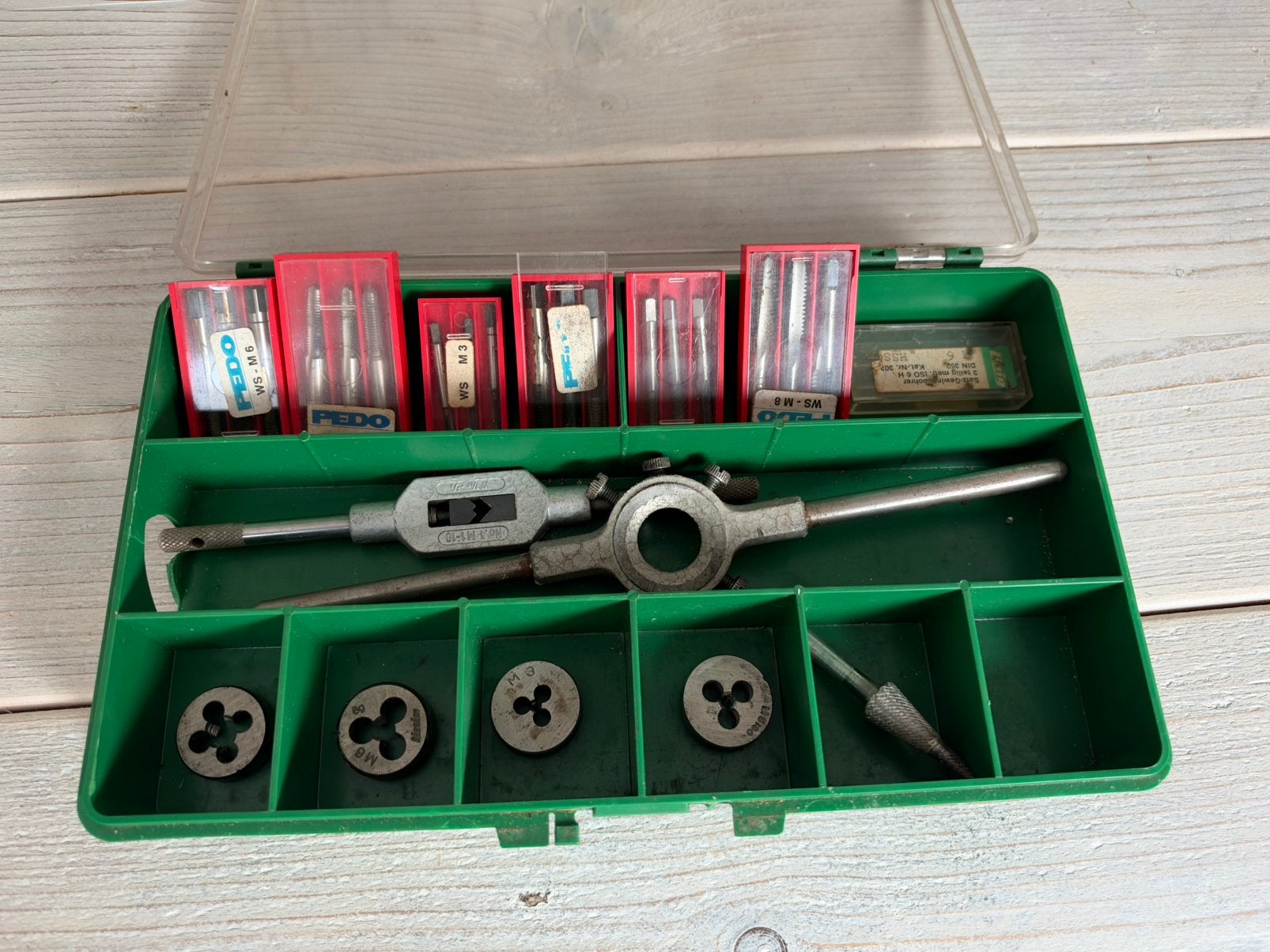 Tap- en snijset (draadsnijset), Ophalen of Verzenden, Gebruikt