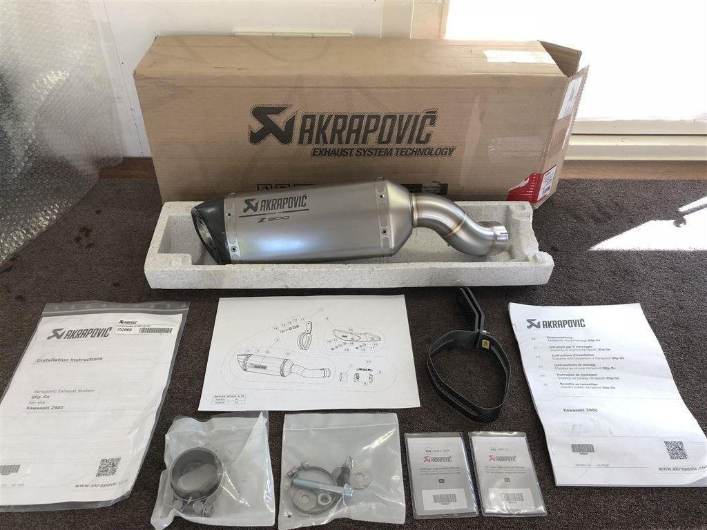 Akrapovic Hexagonal uitlaat demper Kawasaki Z900 2017-2019, Envoi, Neuf