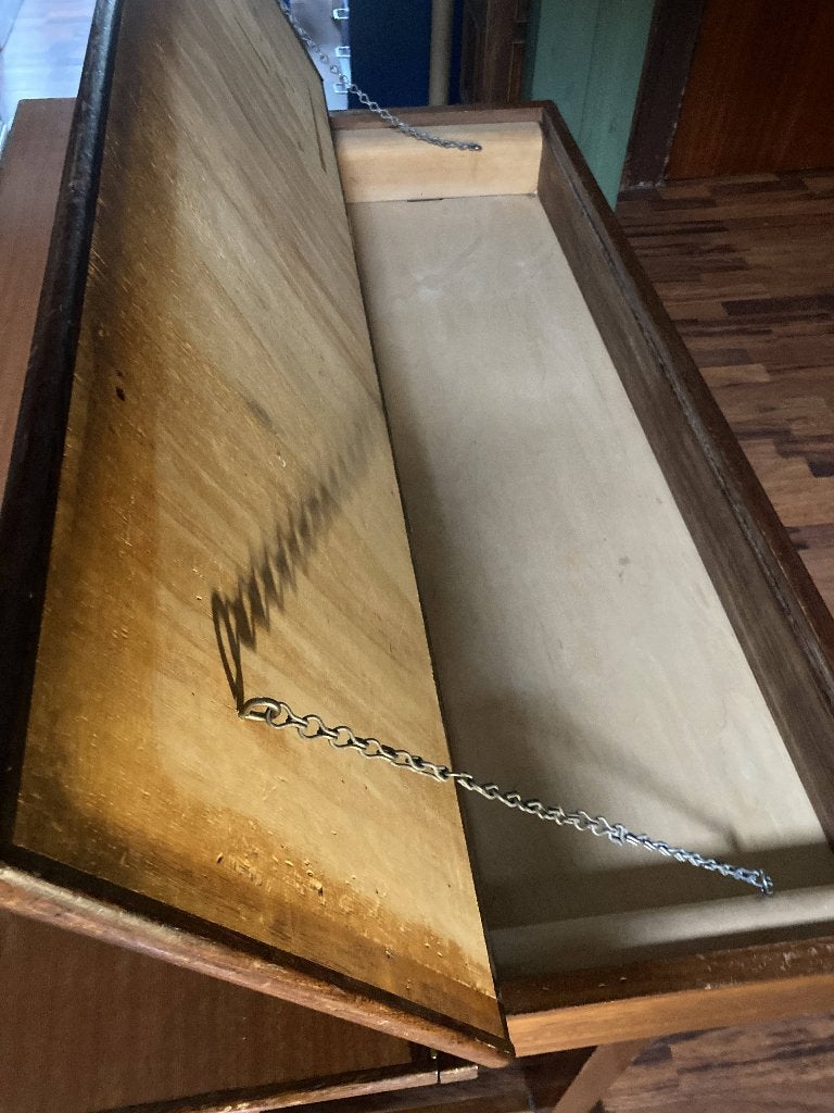 Bureau "bi-face", Bureau d'écolier, Comme neuf, Enlèvement, 130 cm