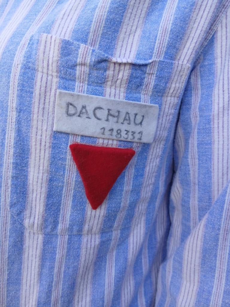 Krijgsgevangen Dachau  volledige paspop met kleding, Ophalen