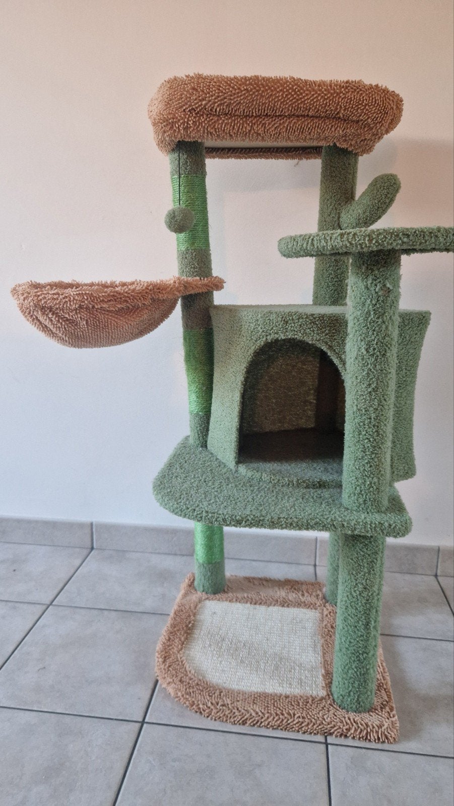 krabpaal happy cactus 107 cm, Ophalen, Krabpaal