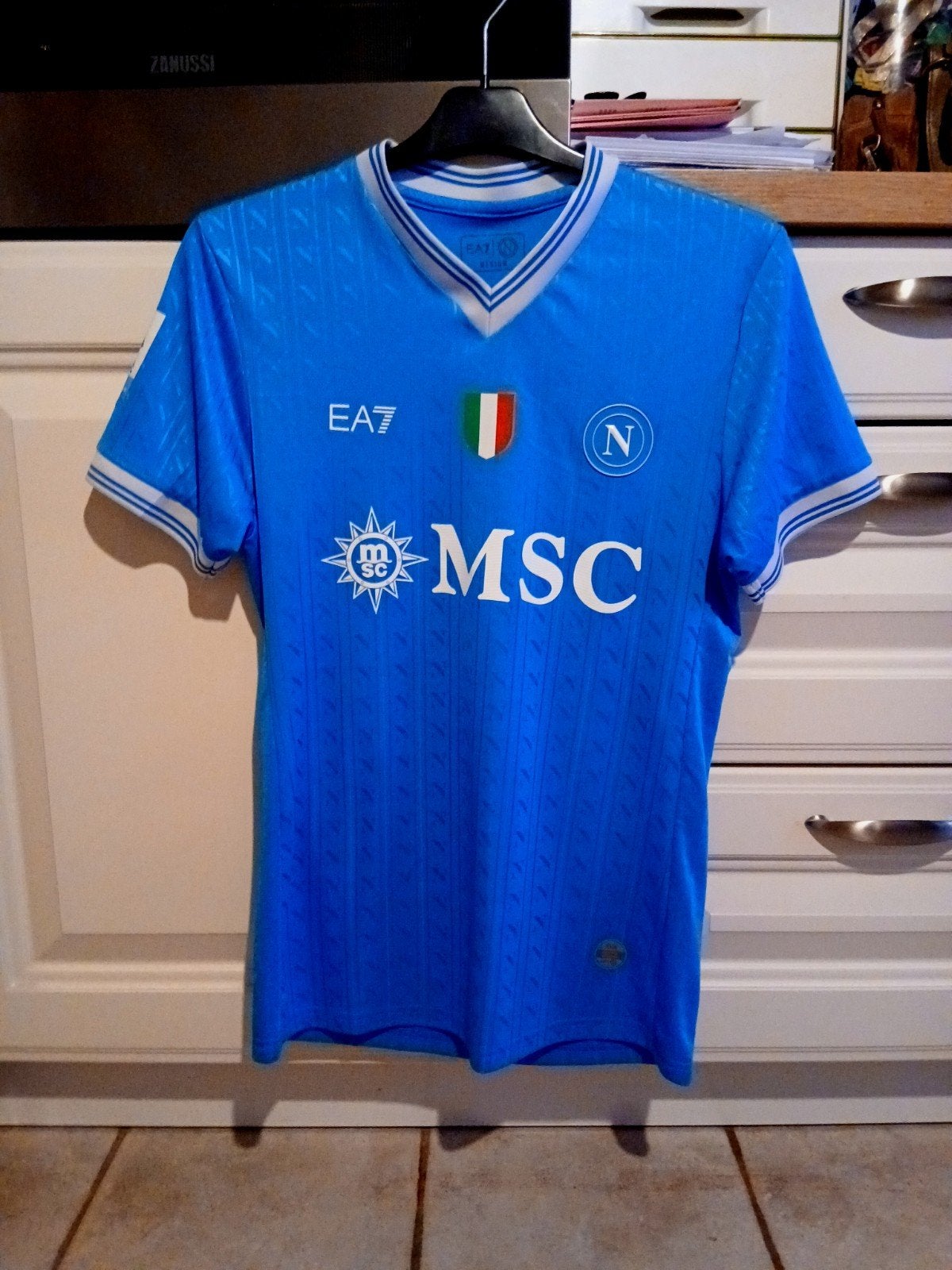kevin de Bruyne Napoli shirt Maat M weinig tot niet gedragen, Taille M, Enlèvement, Comme neuf, Maillot