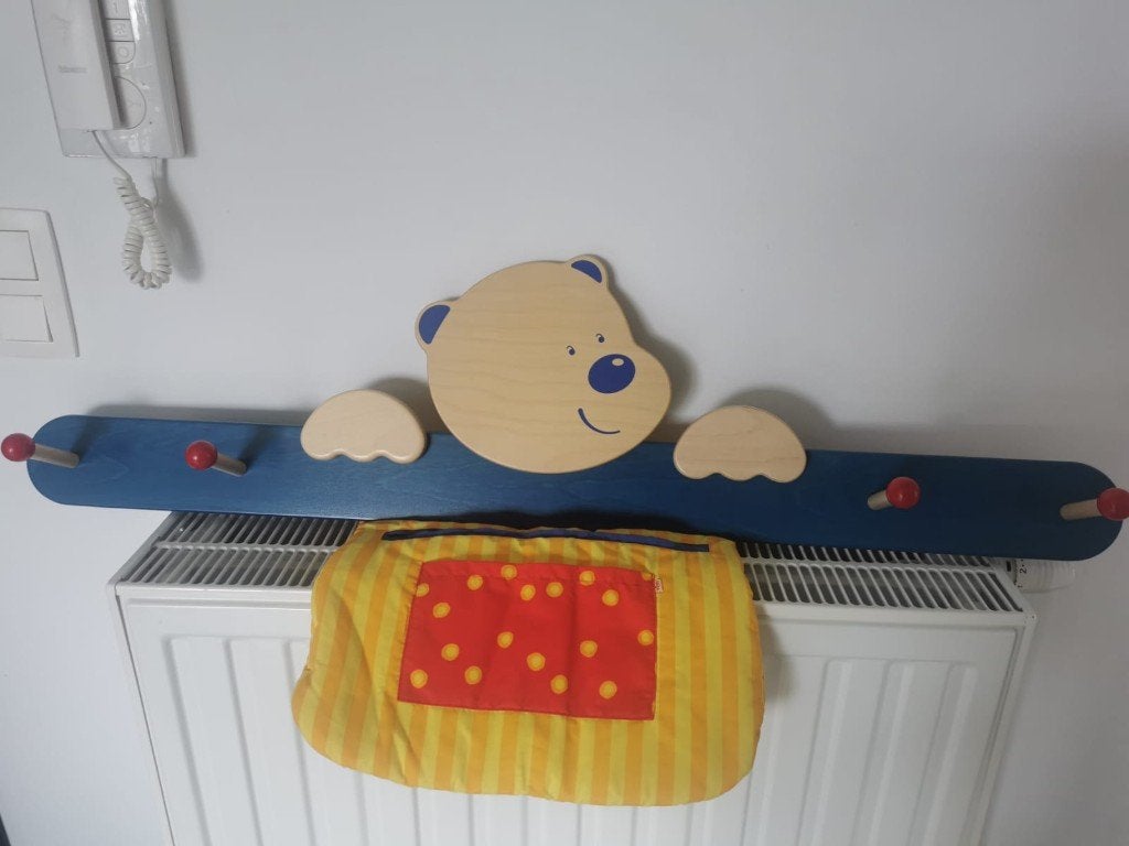 Porte-manteau Ourson marque HABA pour enfants, Kinderen en Baby's, Speelgoed | Educatief en Creatief, Ophalen, Nieuw