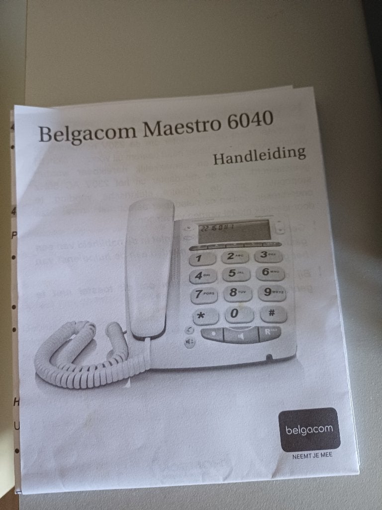 Huistelefoon, Ophalen, Zo goed als nieuw, 1 handset
