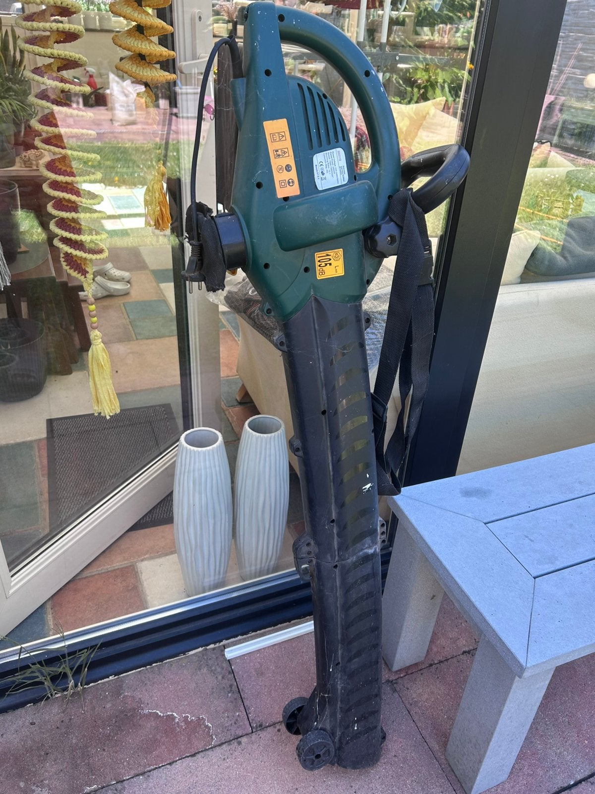 Maxeda DIY. Bladblazer/Bladzuiger(oovangzak ontbreekt), Tuin en Terras, Bladblazers, Ophalen, Zo goed als nieuw, Elektrisch