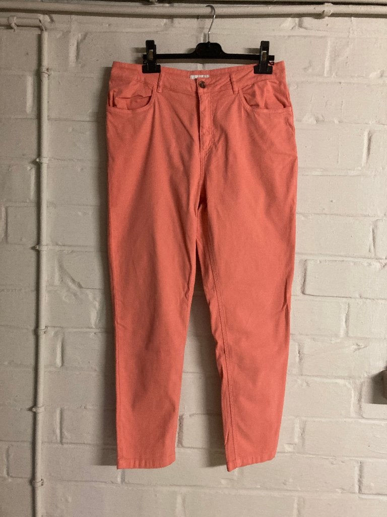 Perzikkleurige broek, Terre Bleue, 40, Kleding | Dames, Maat 38/40 (M), Overige kleuren, Terre Bleue, Ophalen of Verzenden