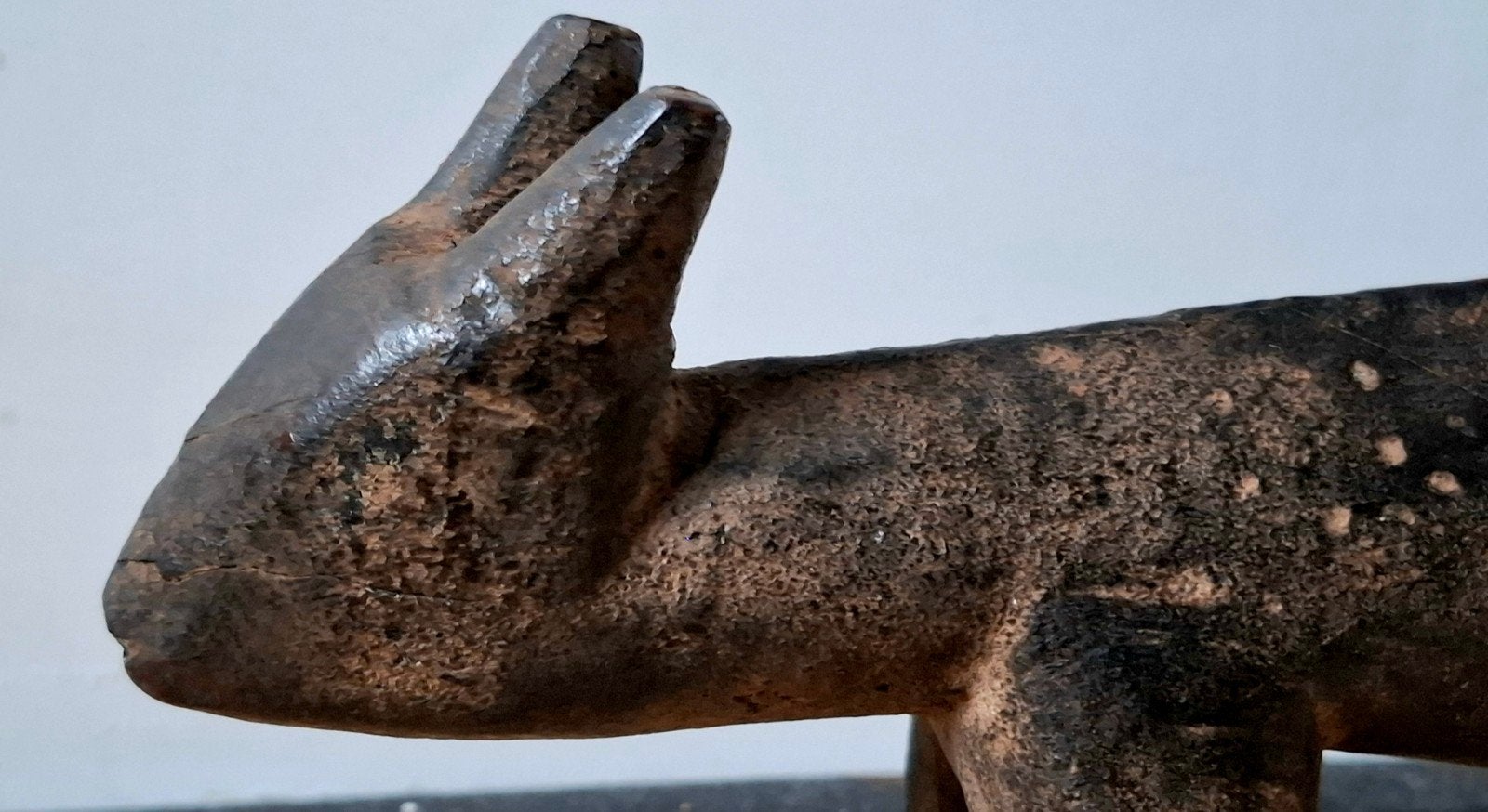 Zeldzaam: Dogonvos. Mali., Antiek en Kunst, Verzenden, Hout