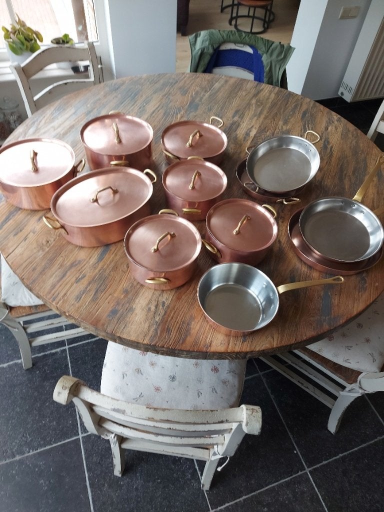 Koperen kookpotten UNICORN, Ophalen, Koper, Met deksel, Overige typen
