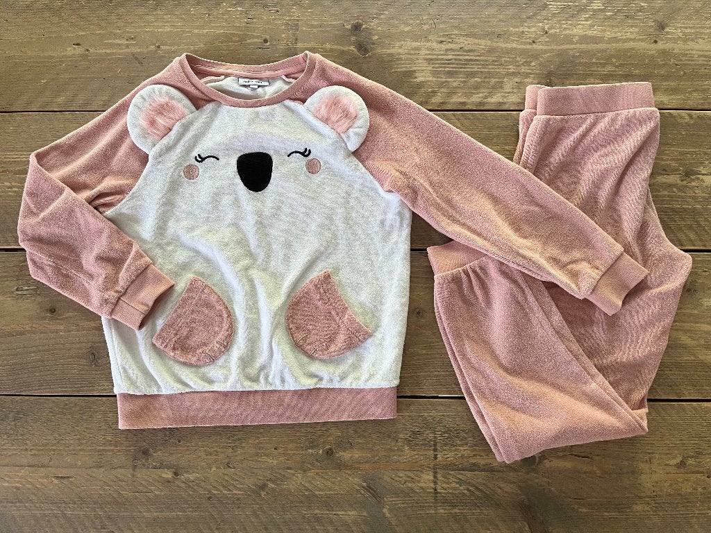 Pyjama koala JBC rose/blanc 134, Enlèvement ou Envoi, JBC, Fille, Vêtements de nuit ou Sous-vêtements