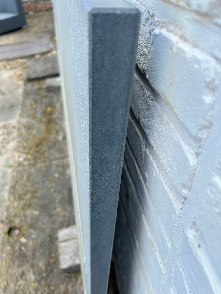Natuursteen keukenblad, Huis en Inrichting, Ophalen, 100 tot 150 cm, Zo goed als nieuw, 200 cm of meer