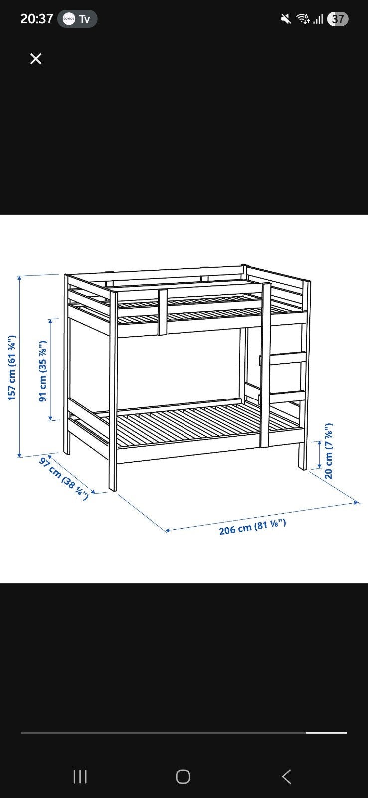 Stapelbed ikea, Ophalen, Stapelbed