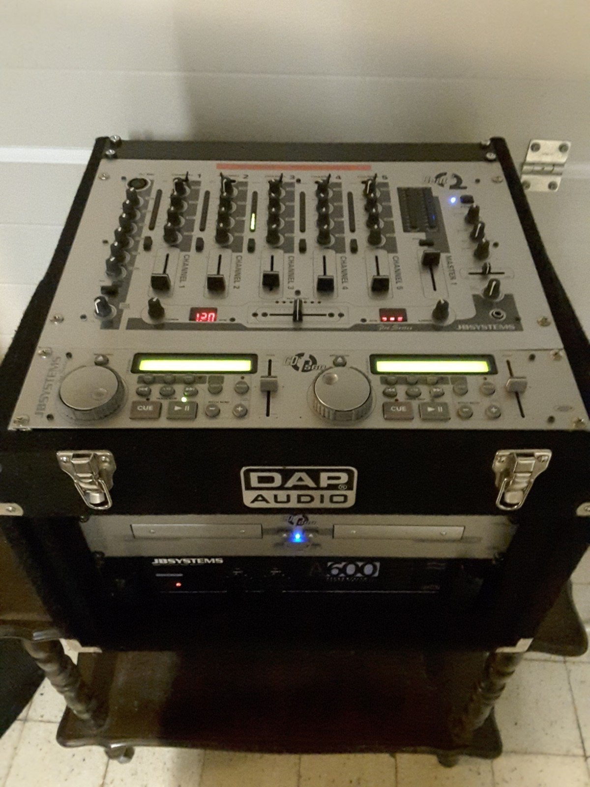 Mengpaneel, versterker, dubbele CD speler, gratis boxen, ..., Muziek en Instrumenten, Dj-sets en Draaitafels, Ophalen, Zo goed als nieuw
