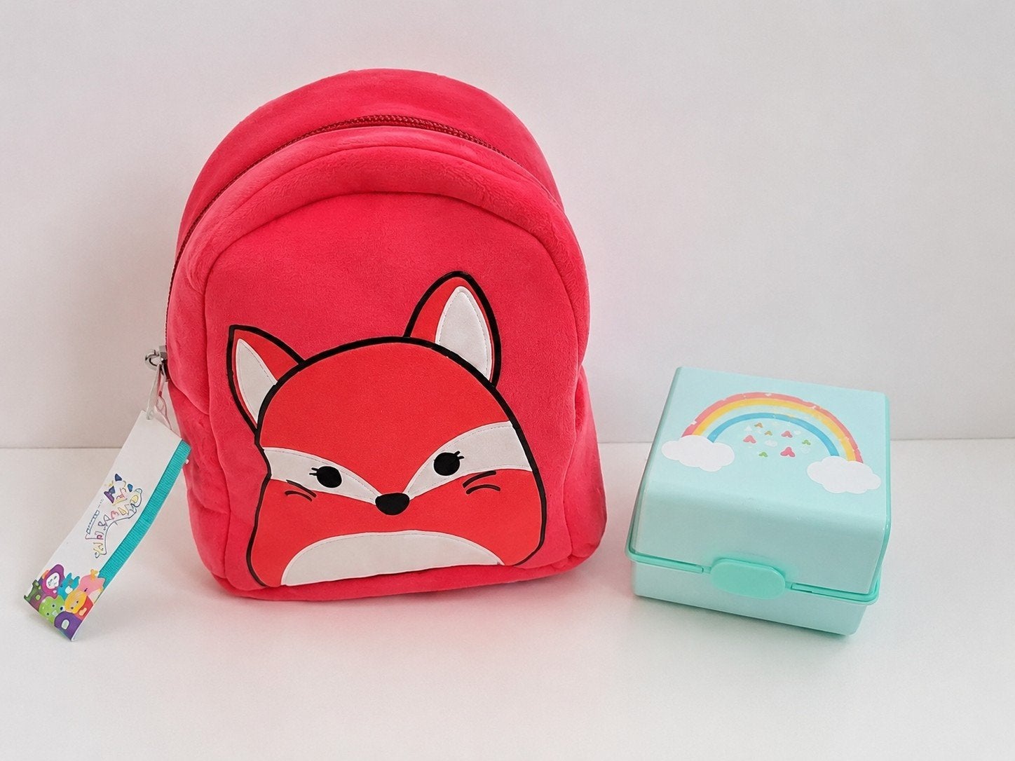 Nieuwe kinderrugzak + lunchbox — Nooit gebruikt, 25 tot 40 cm, Nieuw, 30 tot 45 cm, Ophalen