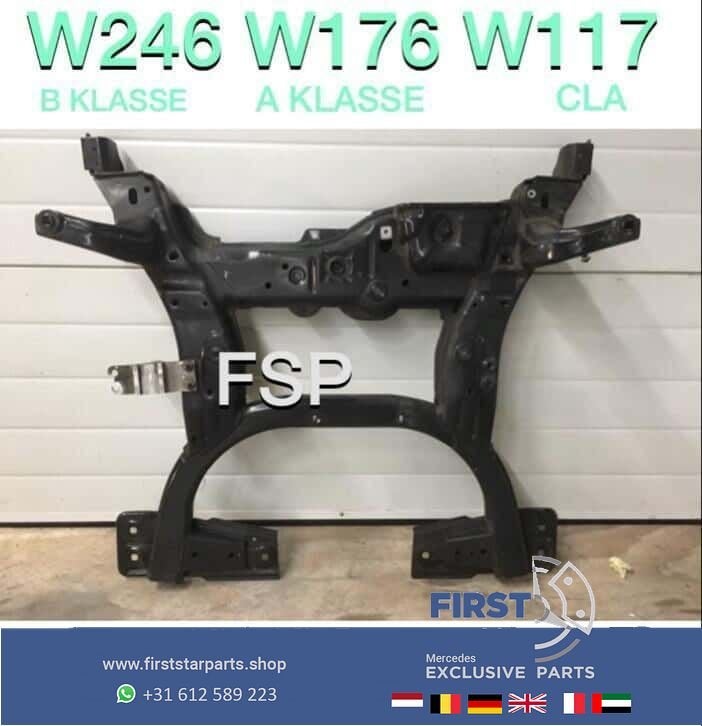 Front Subframe W176 A Klasse W246 B W117 CLA Mercedes 2017, Auto-onderdelen, Ophanging en Onderstel, Mercedes-Benz, Gebruikt, Ophalen of Verzenden