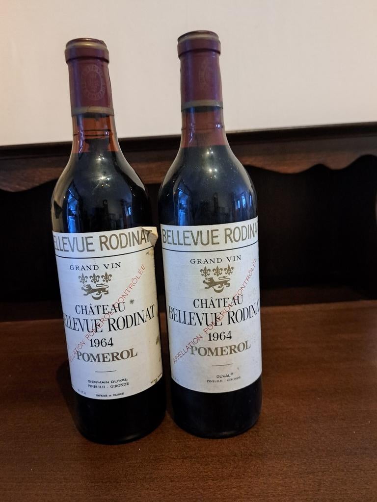 Chateau Bellevue Rodinat Pomerol 1964, Ophalen