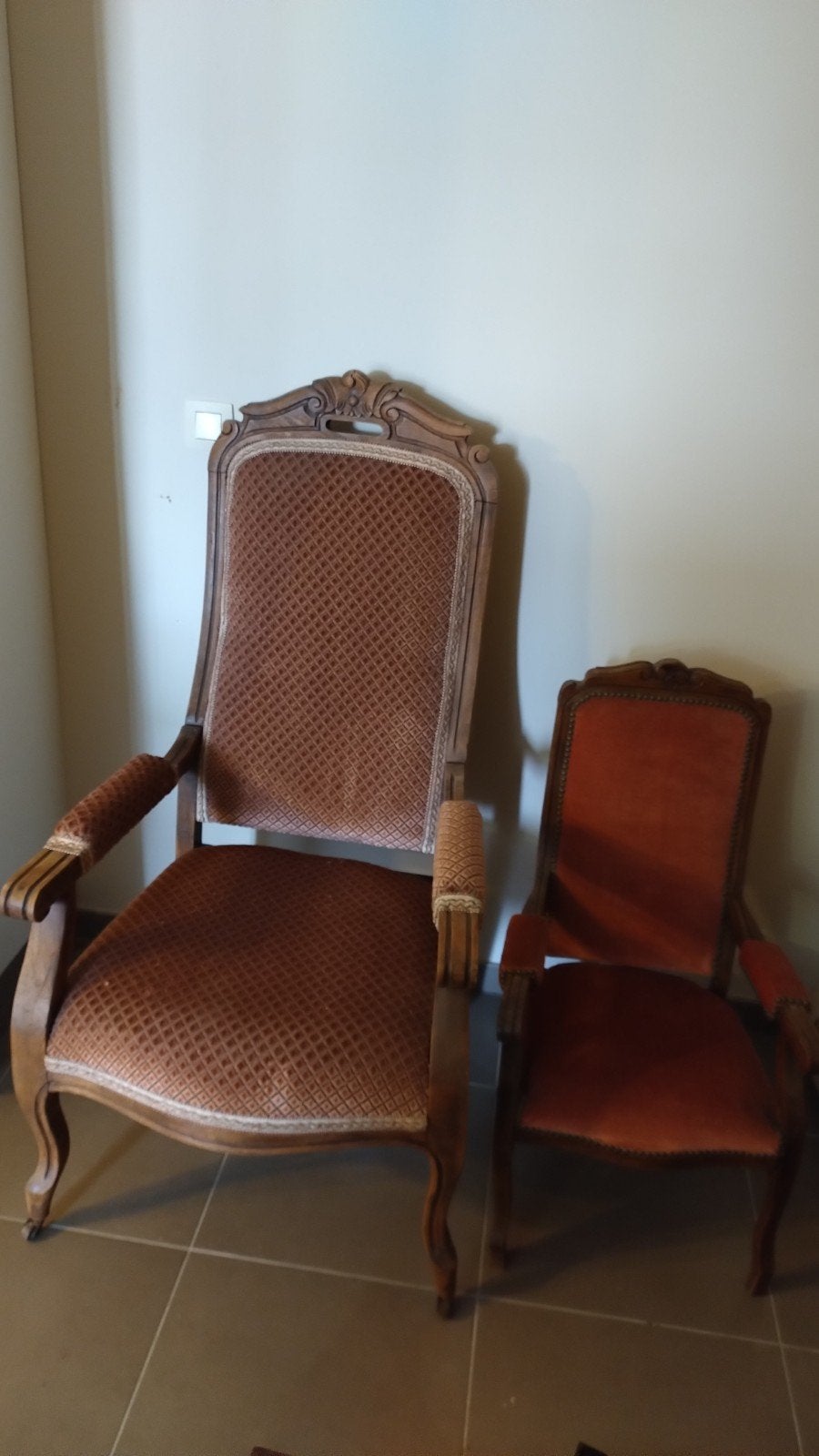 Antieke stoel, fauteuil Voltaire, Antiek en Kunst, Ophalen
