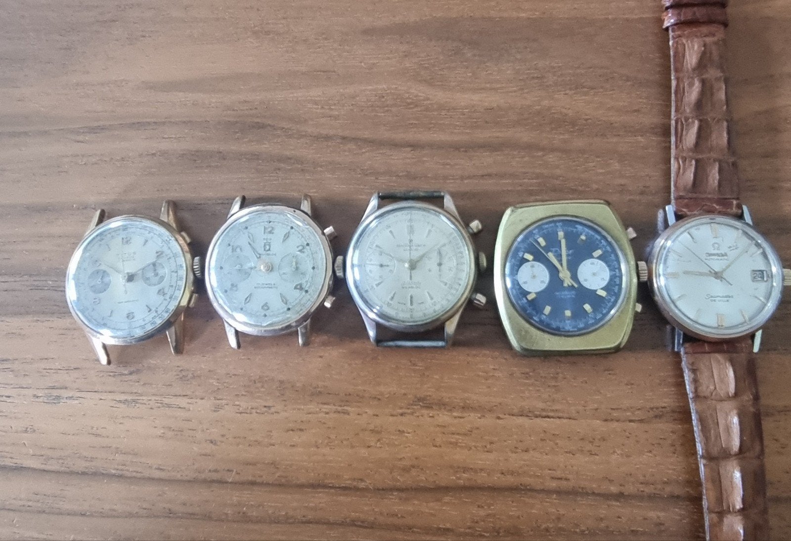 Veel antieke horloges