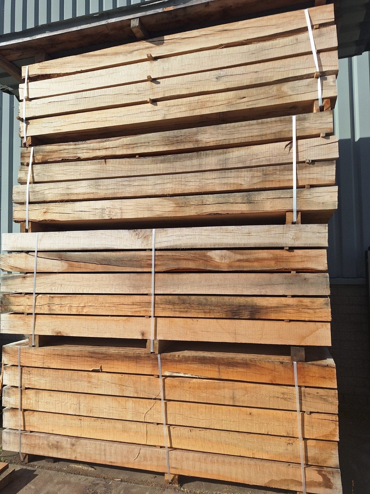 nieuwe  eiken  bielzen  Spoorbielzen  15x25x260cm, Enlèvement, Bois