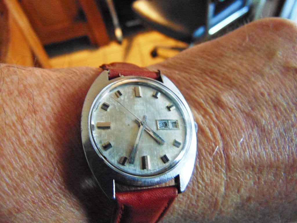Ebel automaat, Handtassen en Accessoires, Horloges | Antiek, Polshorloge, Overige merken, Staal, 1960 of later, Met bandje, Ophalen of Verzenden