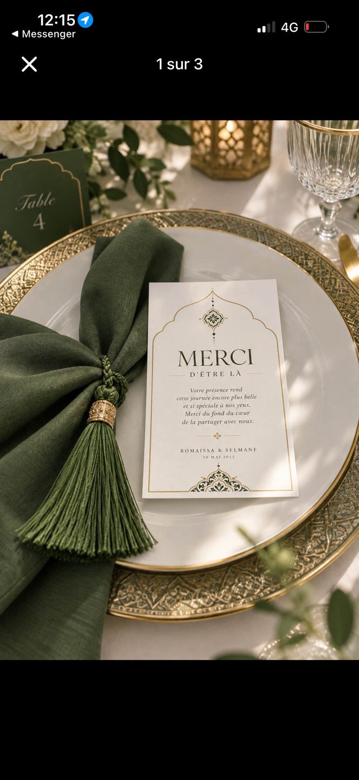 Carte remerciement henna, Kleding | Dames, Ophalen of Verzenden, Zo goed als nieuw, Accessoires