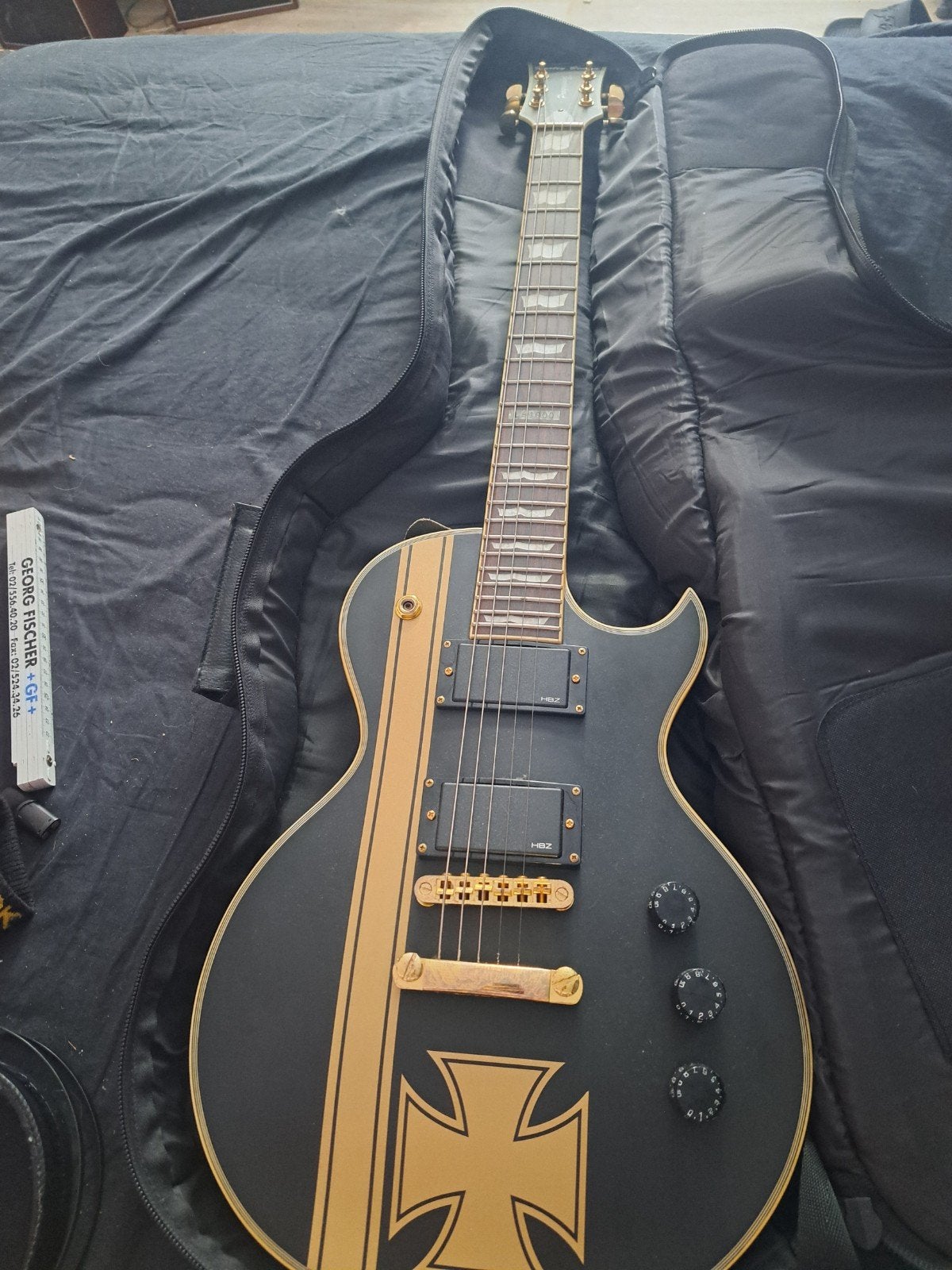 elektrische gitaar, Musique & Instruments, Instruments à corde | Guitares | Électriques, Enlèvement, Comme neuf, Solid body