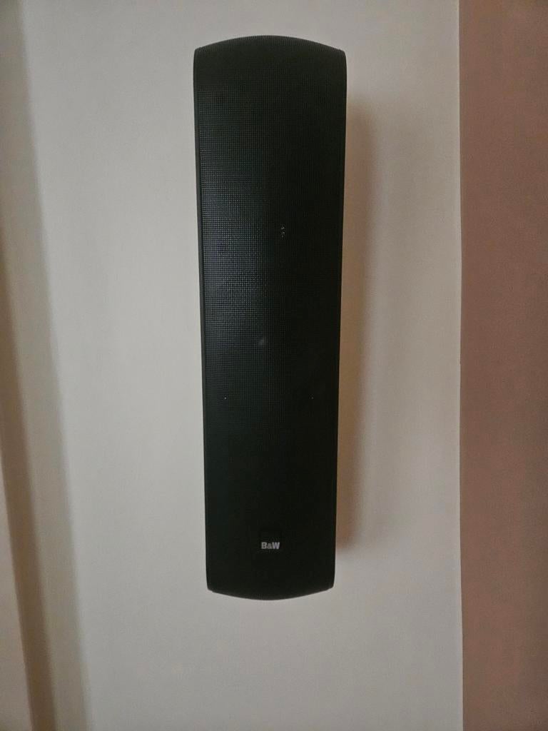 B&W speakers + Denon AVR home cinema set – goede staat, Ophalen