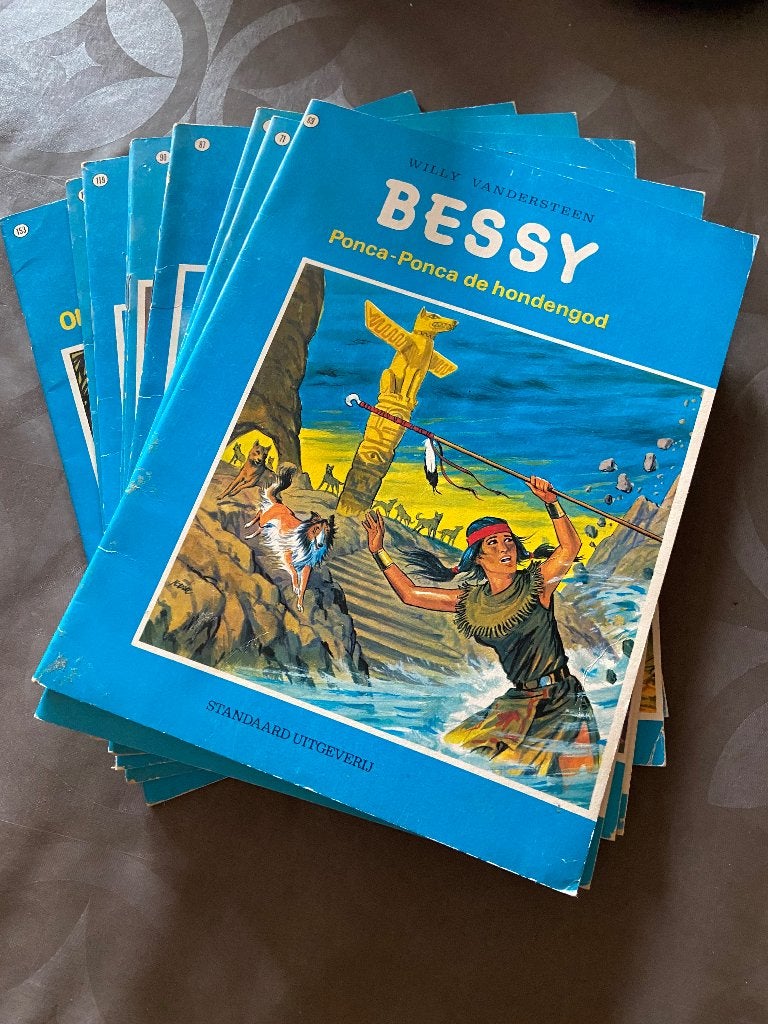 Strips BESSY (vintage), Meerdere stripboeken, Ophalen of Verzenden, Gelezen