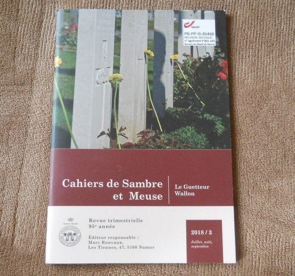 Cahiers de Sambre & Meuse 2018 / 3 - Namur Maizeret Waulsort, Enlèvement ou Envoi, Utilisé