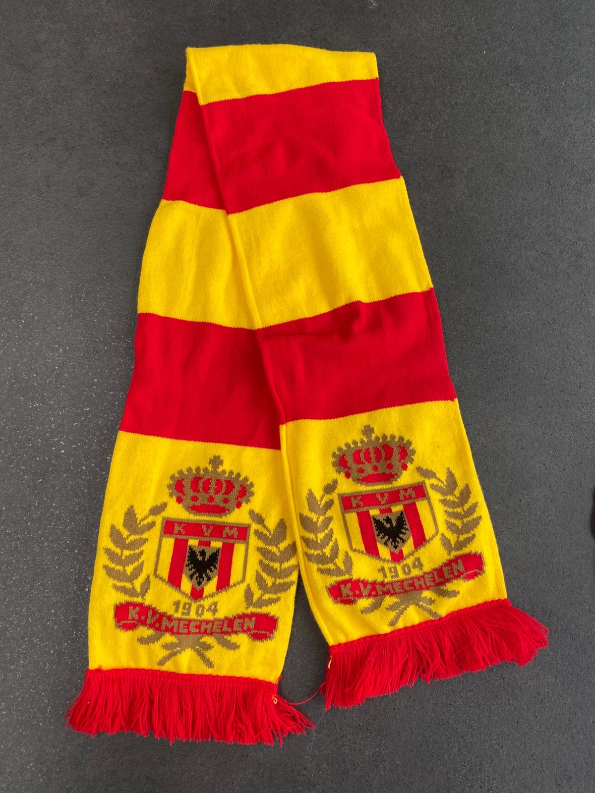 Sjaal KV Mechelen, Verzamelen, Sportartikelen en Voetbal, Ophalen, Zo goed als nieuw